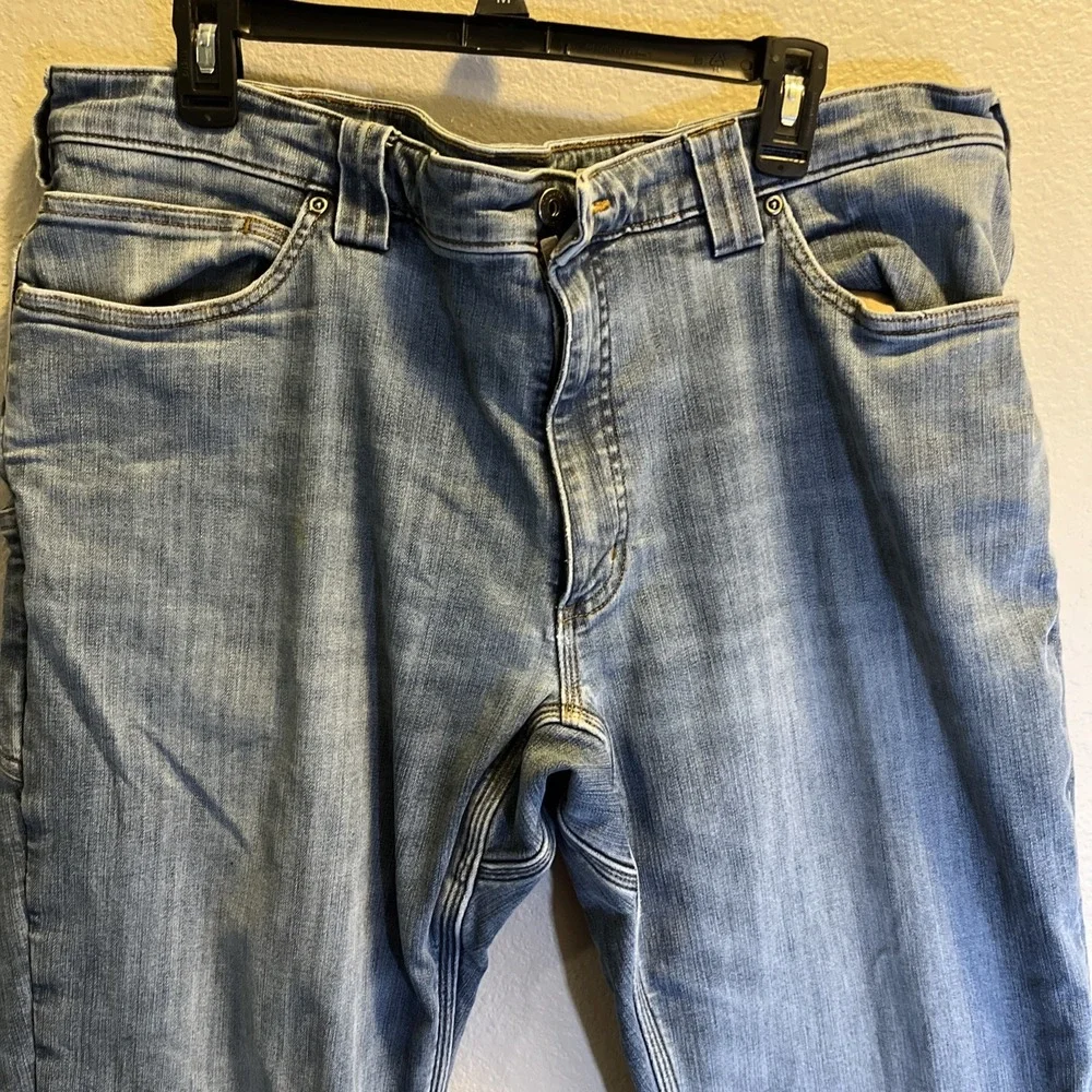 Duluth Trading Jeans Mens 40x30 Relaxed‎ Fit Flannel Lined Ballroom Double Flex